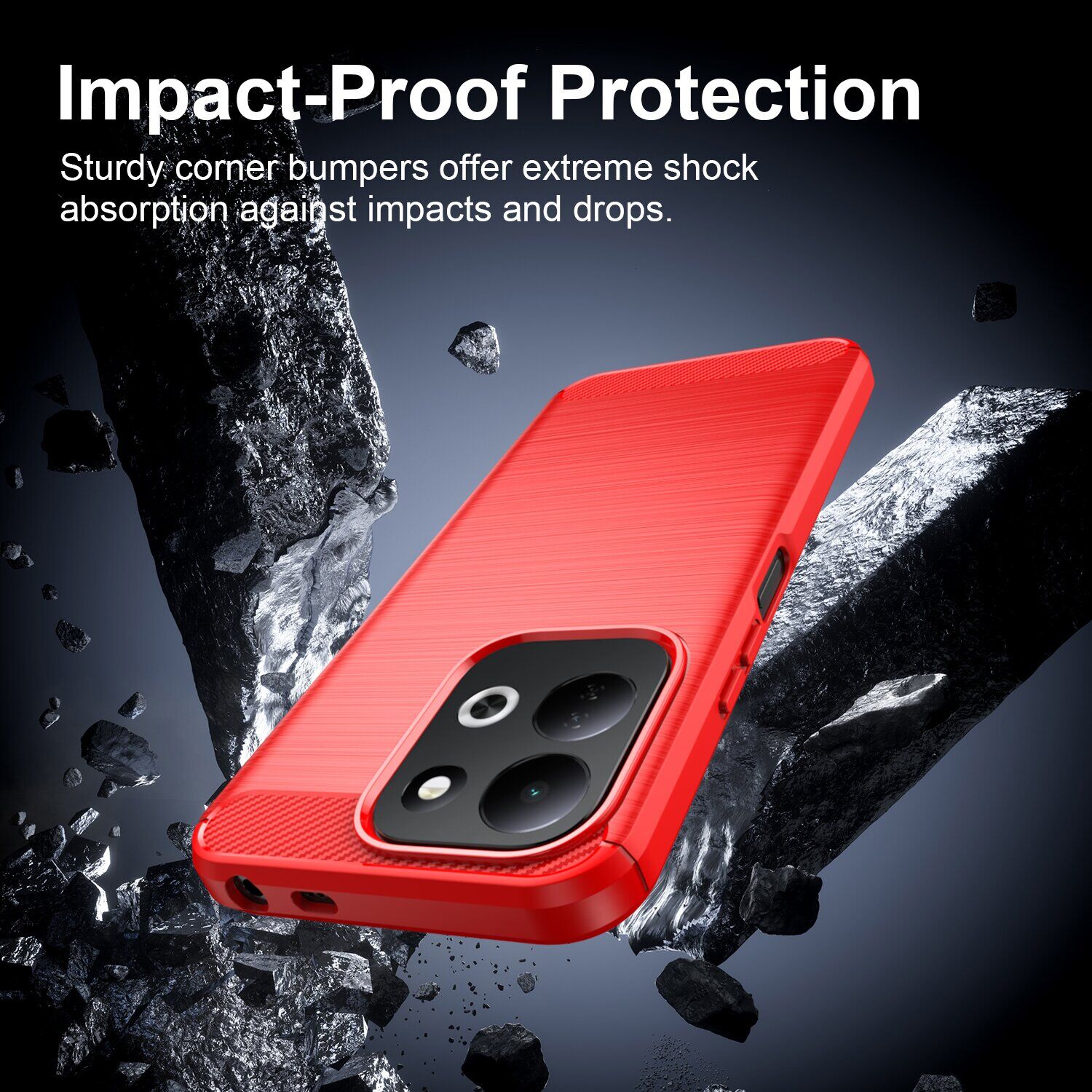 Силіконовий (TPU) чохол UniCase Carbon для Xiaomi Redmi 17 - Black. Фото 4 Силіконовий (TPU) чохол UniCase Carbon для Xiaomi Redmi 17 - Black (429022B). Фото 4 з 9