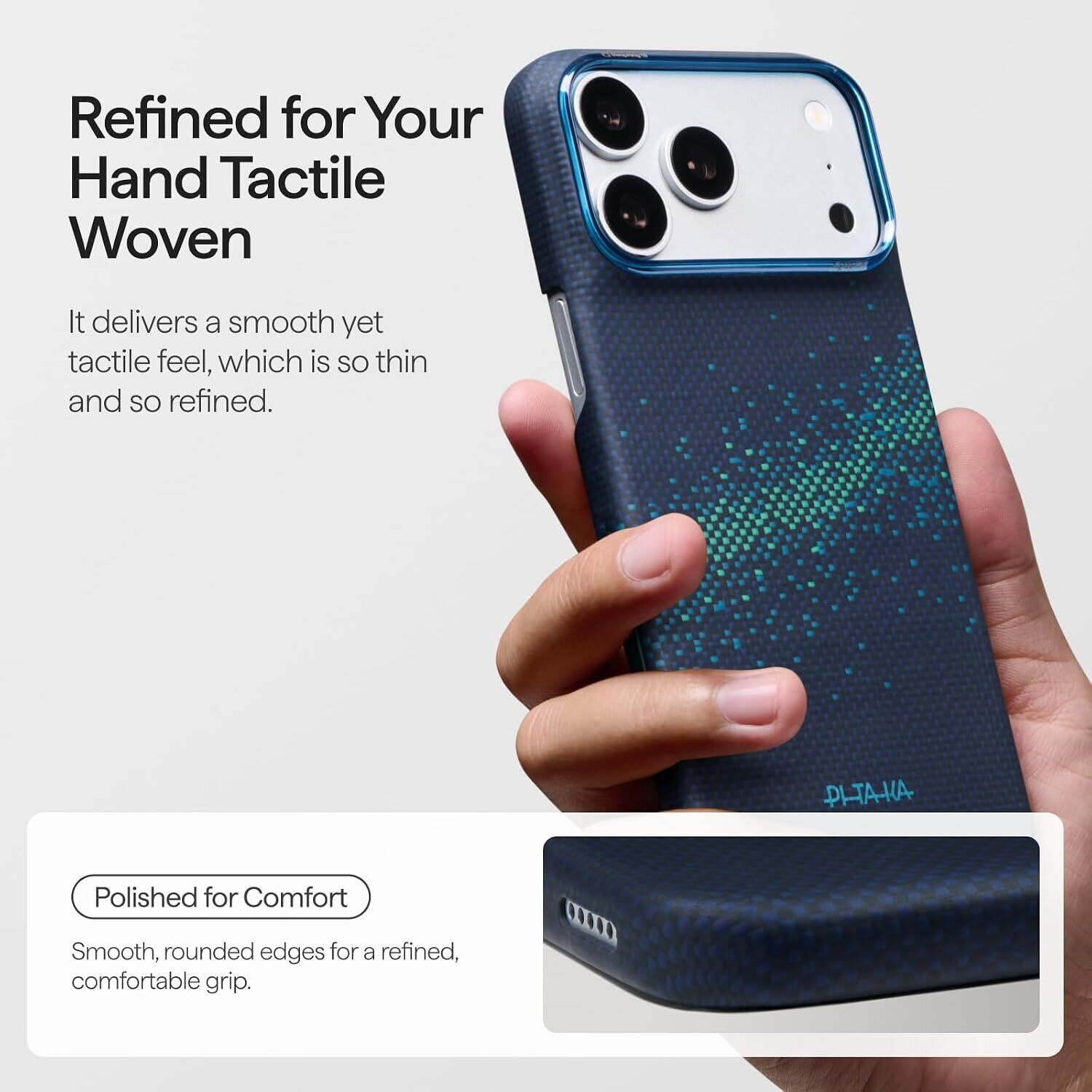 Ультратонкий чохол Pitaka Edge Case для iPhone 18 Pro Max (KI1806PM) - California Dream-01. Фото 9 Ультратонкий чохол Pitaka Edge Case для iPhone 18 Pro Max (KI1806PM) - California Dream-01 (423968CO). Фото 9 з 13