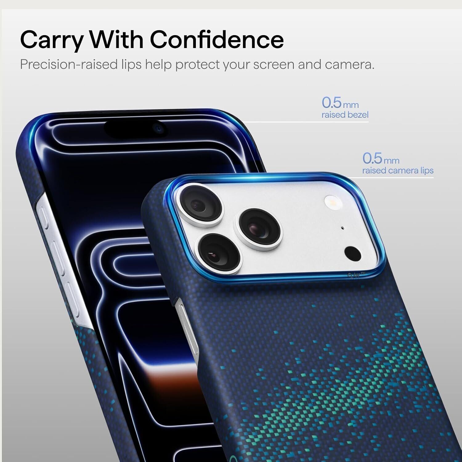 Ультратонкий чохол Pitaka Edge Case для iPhone 18 Pro Max (KI1806PM) - California Dream-01. Фото 11 Ультратонкий чохол Pitaka Edge Case для iPhone 18 Pro Max (KI1806PM) - California Dream-01 (423968CO). Фото 11 з 13