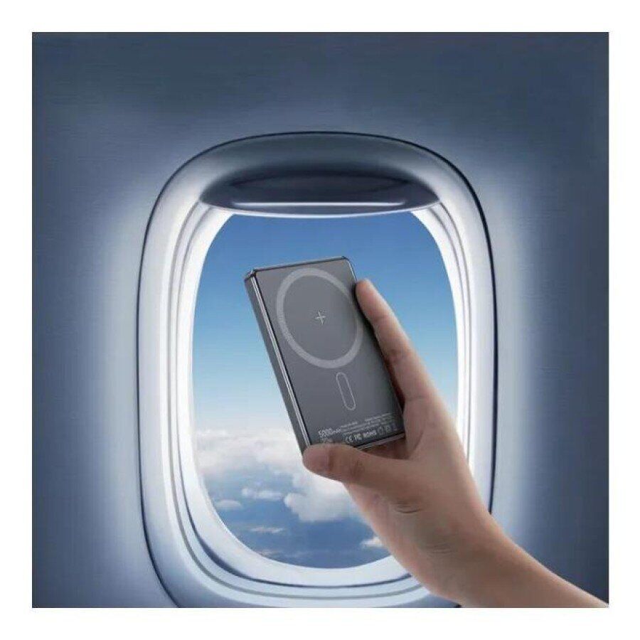 Зовнішній акумулятор ESSAGER Cross-Border Magnetic 20W (5000mAh) EDY5K-YJ0A-Z - Gray. Фото 9 Зовнішній акумулятор ESSAGER Cross-Border Magnetic 20W (5000mAh) EDY5K-YJ0A-Z - Gray (995774H). Фото 9 з 10