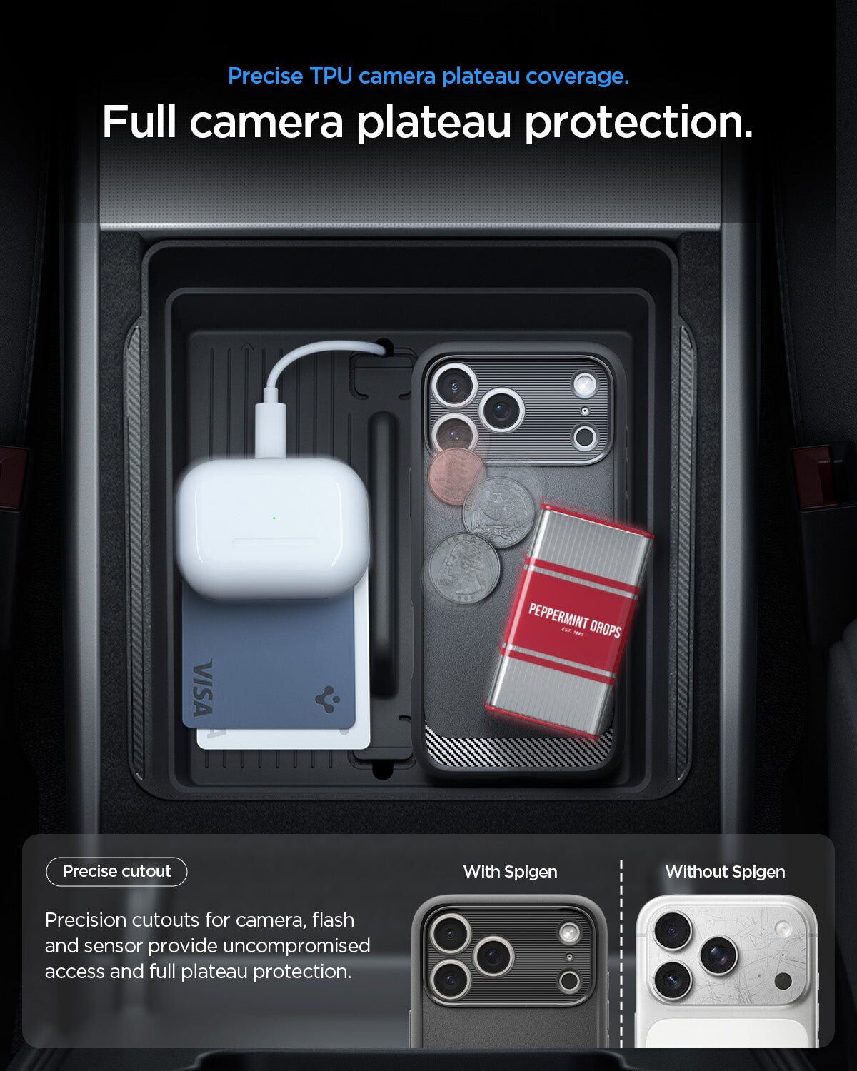 Захисний чохол Spigen Rugged Armor (MagFit) для iPhone 18 Pro (ACS12147) - Matte Black. Фото 7 Захисний чохол Spigen Rugged Armor (MagFit) для iPhone 18 Pro (ACS12147) - Matte Black (440104MB). Фото 7 з 10