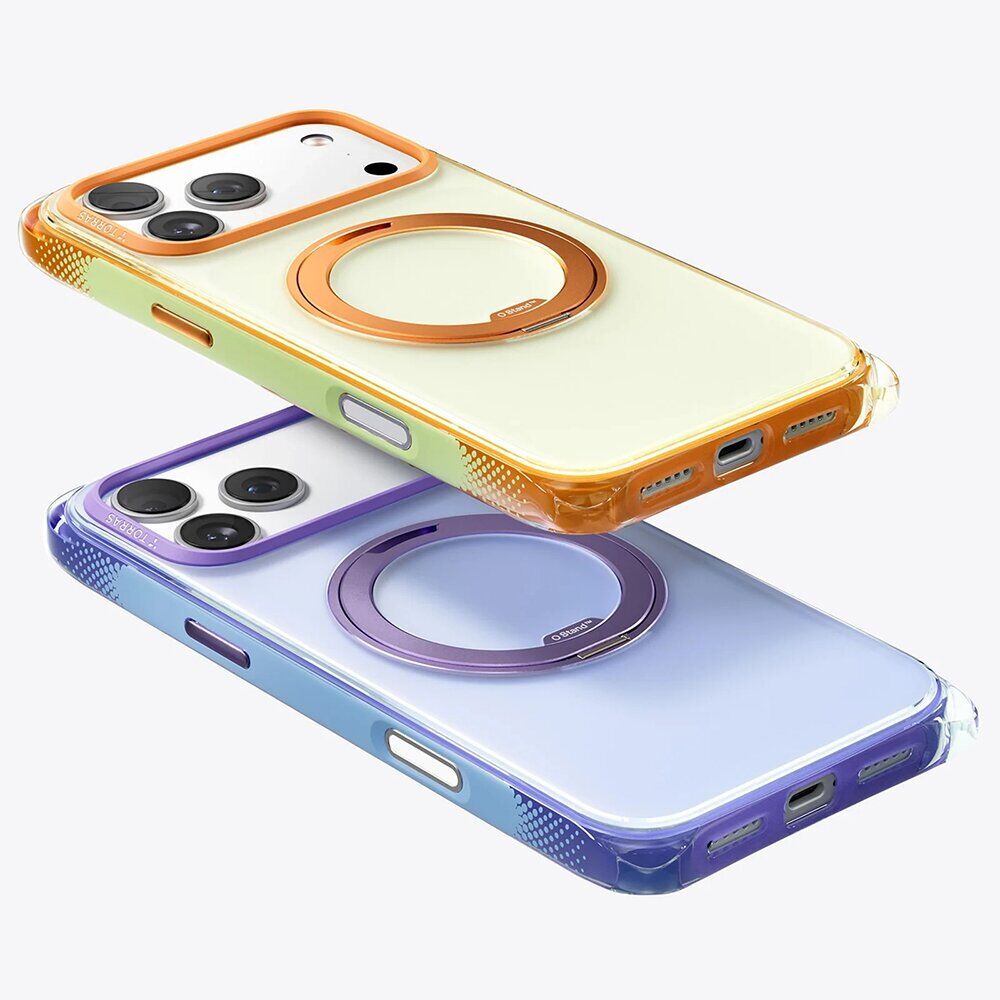 Захисний чохол TORRAS Ostand O3 Air Bios для iPhone 17 Pro - Citrus Rush. Фото 4 Захисний чохол TORRAS Ostand O3 Air Bios для iPhone 17 Pro - Citrus Rush (403298O). Фото 4 з 8
