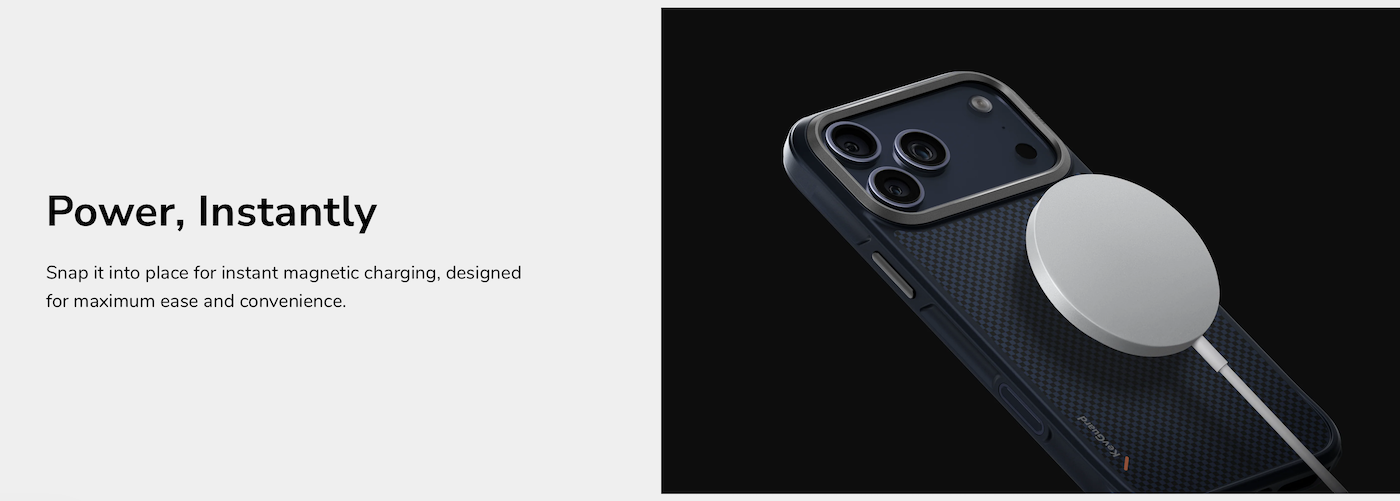 Захисний чохол UNIQ Keva MagClick для iPhone 17 Pro (KEVAMCBLK) - Black. Фото 7 Захисний чохол UNIQ Keva MagClick для iPhone 17 Pro (KEVAMCBLK) - Black (403281B). Фото 7 з 8