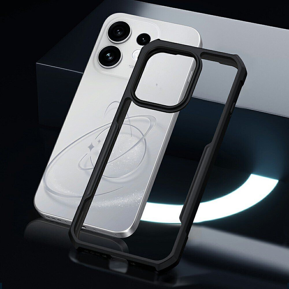 Защитный чехол XUNDD Rugged Case для OPPO Reno 16 / 16 Pro - Black. Фото 3 Защитный чехол XUNDD Rugged Case для OPPO Reno 16 / 16 Pro - Black (413216B). Фото 3 из 5