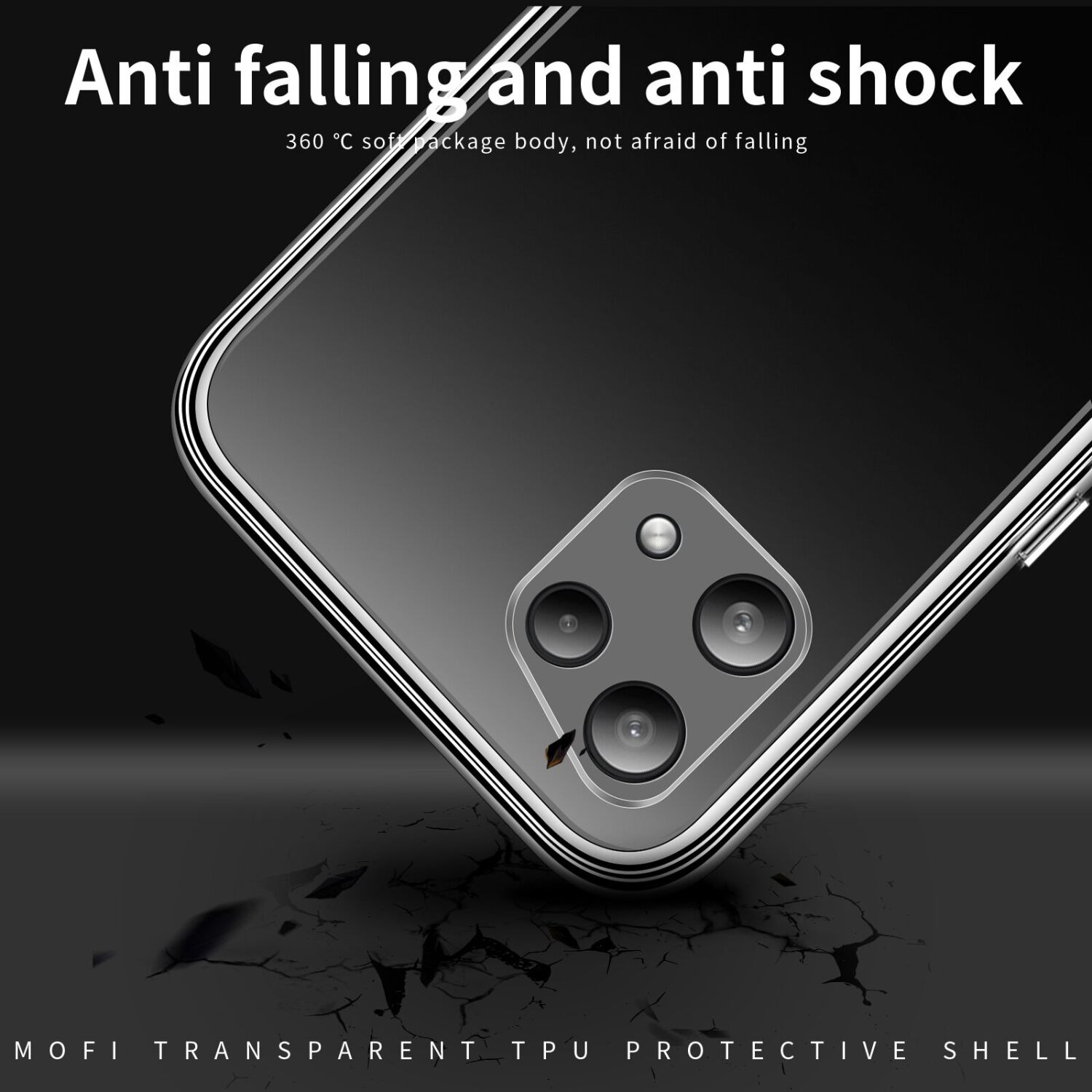 Силіконовий (TPU) чохол MOFI Thin Guard для Nothing Phone (3a) Lite - Transparent. Фото 8 Силіконовий (TPU) чохол MOFI Thin Guard для Nothing Phone (3a) Lite - Transparent (405428T). Фото 8 з 9
