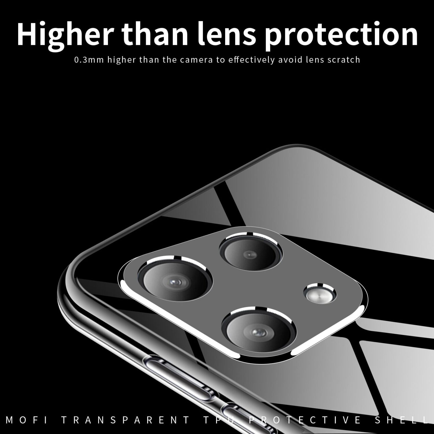 Силіконовий (TPU) чохол MOFI Thin Guard для Nothing Phone (3a) Lite - Transparent. Фото 4 Силіконовий (TPU) чохол MOFI Thin Guard для Nothing Phone (3a) Lite - Transparent (405428T). Фото 4 з 9