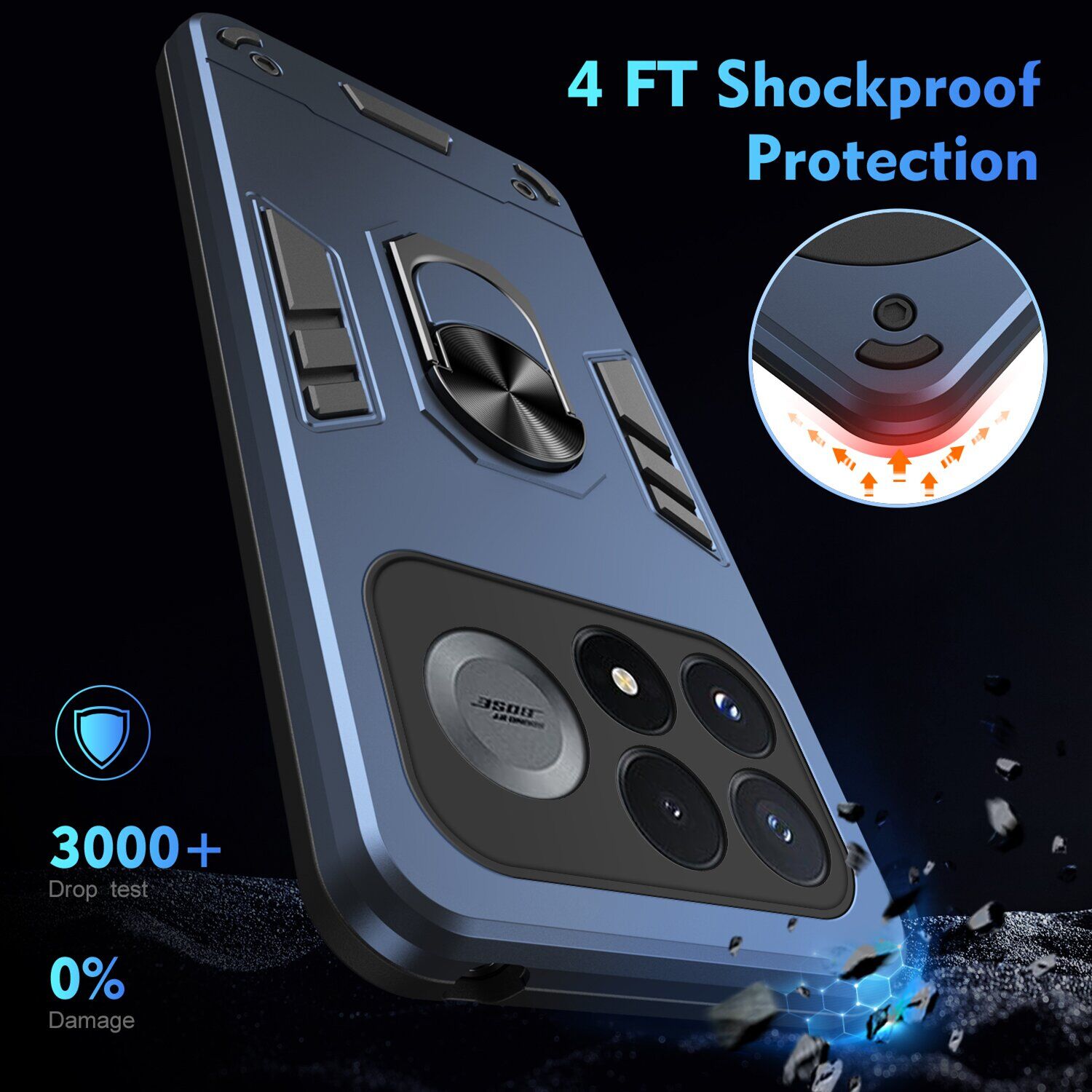 Захисний чохол Deexe Hybrid Shell для Xiaomi Poco F9 Pro - Green. Фото 4 Захисний чохол Deexe Hybrid Shell для Xiaomi Poco F9 Pro - Green (430707G). Фото 4 з 8