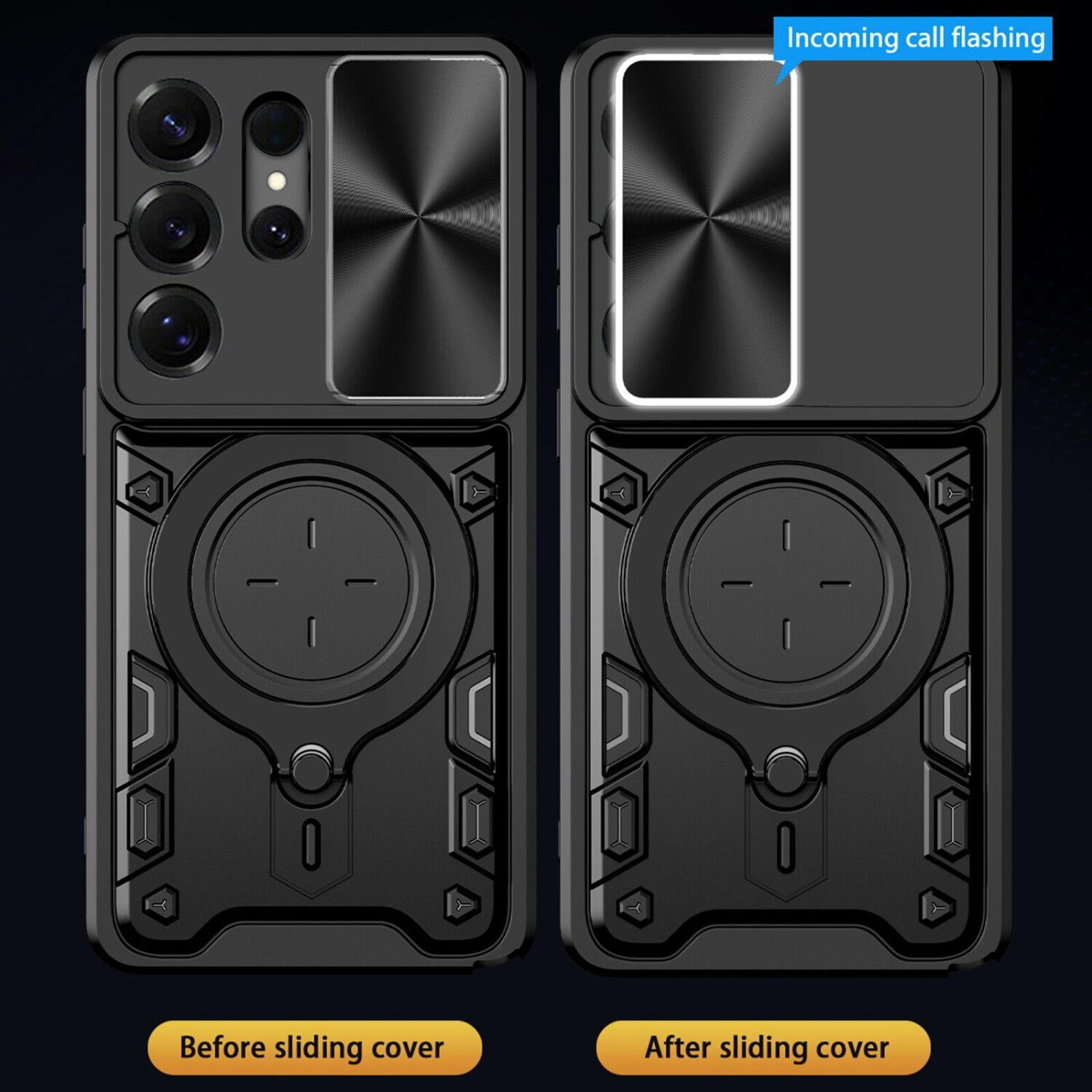 Защитный чехол Deexe Magnetic Space для Samsung Galaxy S26 Ultra - Black. Фото 5 Защитный чехол Deexe Magnetic Space для Samsung Galaxy S26 Ultra - Black (404465B). Фото 5 из 7