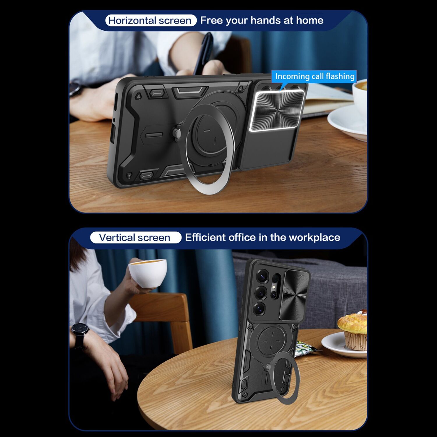 Защитный чехол Deexe Magnetic Space для Samsung Galaxy S26 Ultra - Black. Фото 3 Защитный чехол Deexe Magnetic Space для Samsung Galaxy S26 Ultra - Black (404465B). Фото 3 из 7