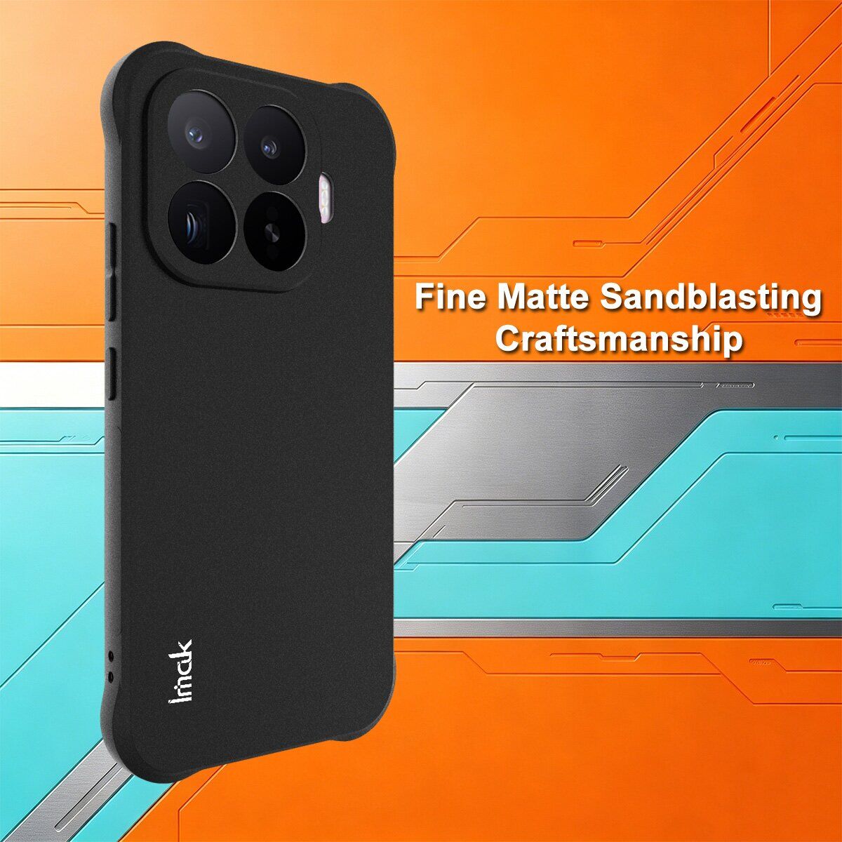 Защитный чехол IMAK Airbag Sand Case для Xiaomi 17T - Matte Black. Фото 3 Защитный чехол IMAK Airbag Sand Case для Xiaomi 17T - Matte Black (408844MB). Фото 3 из 8