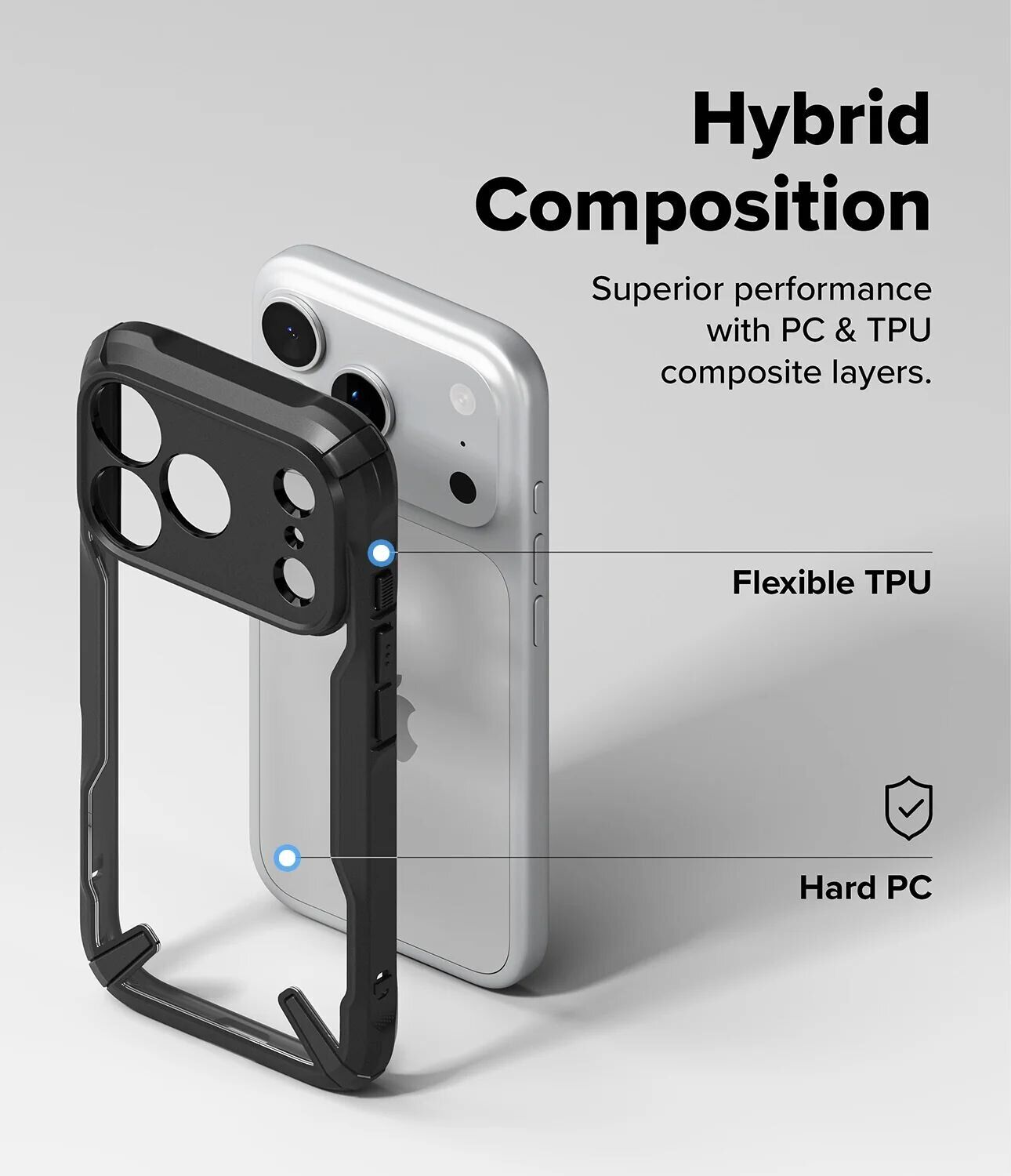 Защитный чехол Ringke Fusion X для iPhone 18 Pro (8800380462724) - Black. Фото 10 Защитный чехол Ringke Fusion X для iPhone 18 Pro (8800380462724) - Black (423770B). Фото 10 из 16