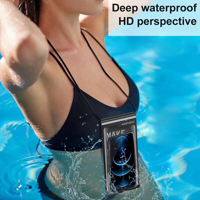 Вологозахисний чохол WEINIAO Waterproof Bag - Black. Фото 2 Вологозахисний чохол WEINIAO Waterproof Bag - Black (981863B). Фото 2 з 10