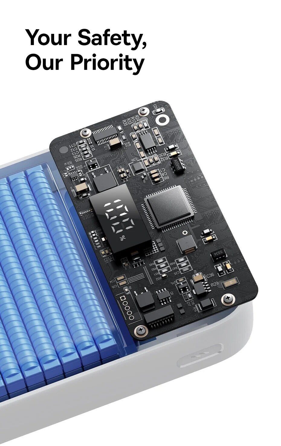 Внешний аккумулятор Baseus Lipow 22.5W (20000mAh) + кабель Type-C + Lightning (P10079102213-00) - White. Фото 18 Внешний аккумулятор Baseus Lipow 22.5W (20000mAh) + кабель Type-C + Lightning (P10079102213-00) - White (995777W). Фото 18 из 25