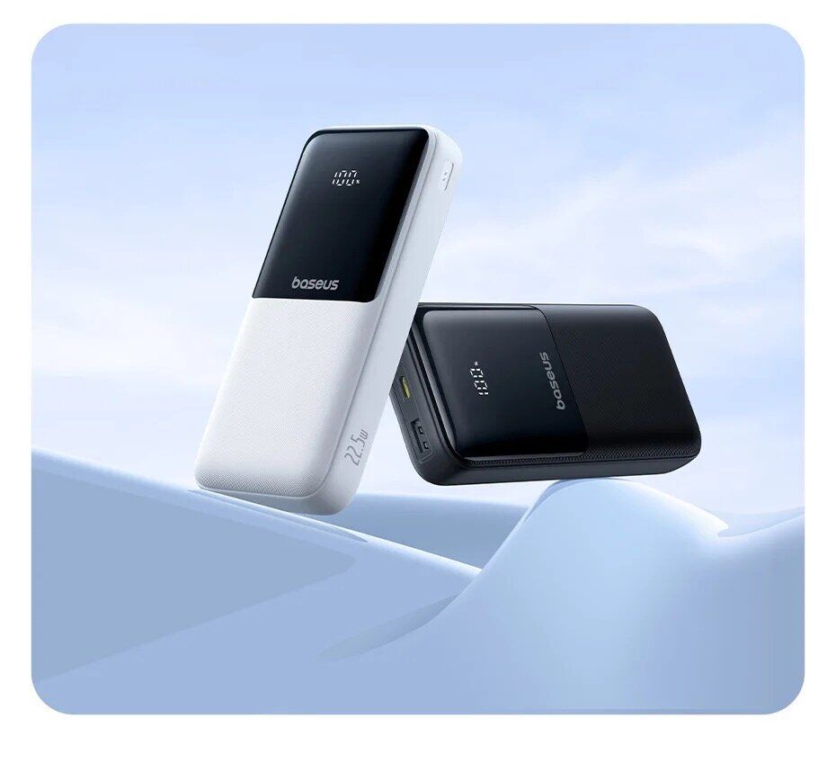 Внешний аккумулятор Baseus Lipow 22.5W (20000mAh) + кабель Type-C + Lightning (P10079102213-00) - White. Фото 21 Внешний аккумулятор Baseus Lipow 22.5W (20000mAh) + кабель Type-C + Lightning (P10079102213-00) - White (995777W). Фото 21 из 25