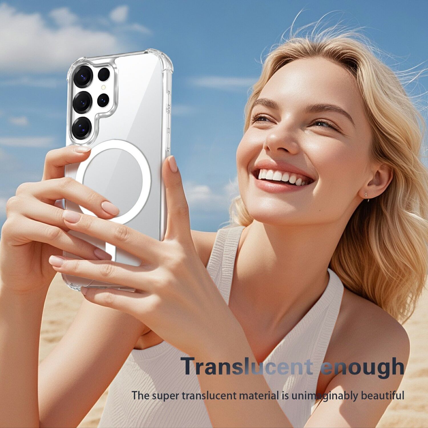 Защитный чехол UniCase AirBag Flow MagSafe для Samsung Galaxy S25 Ultra (S938) - Transparent. Фото 13 Защитный чехол UniCase AirBag Flow MagSafe для Samsung Galaxy S25 Ultra (S938) - Transparent (379562T). Фото 13 из 14