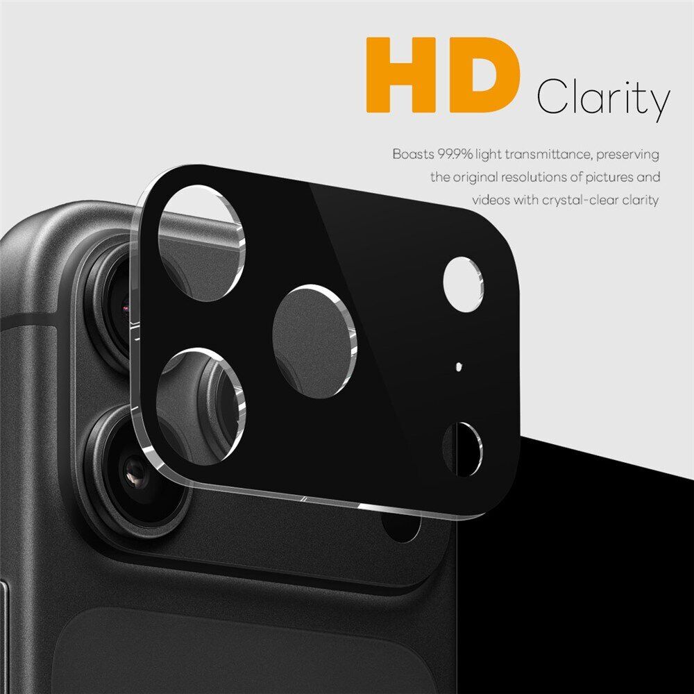 Комплект захисного скла (2шт) на камеру NORTHJO Total Lens Protector для iPhone 18 Pro - Black. Фото 2 Комплект захисного скла (2шт) на камеру NORTHJO Total Lens Protector для iPhone 18 Pro - Black (423671B). Фото 2 з 5
