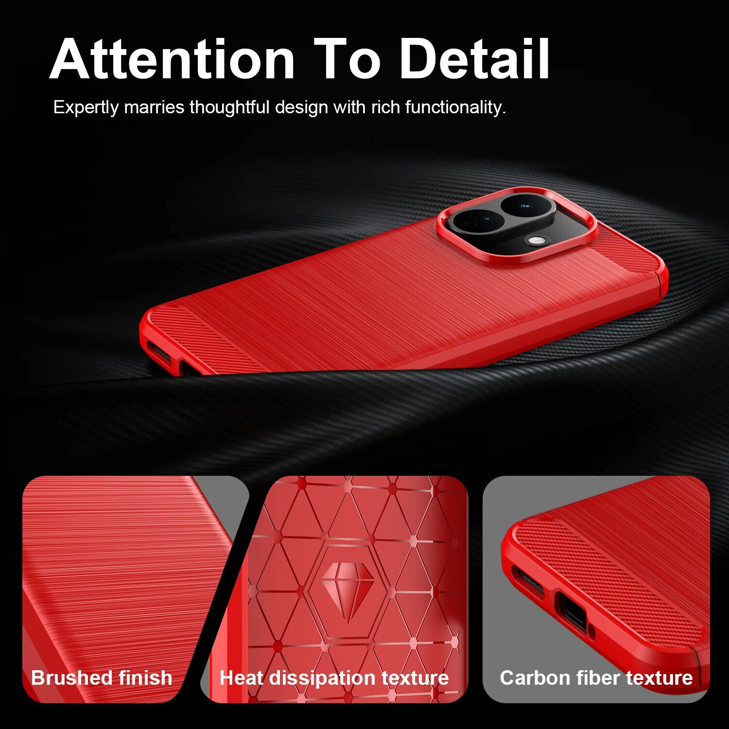 Силіконовий (TPU) чохол UniCase Carbon для Xiaomi Redmi Note 17 Pro - Black. Фото 6 Силіконовий (TPU) чохол UniCase Carbon для Xiaomi Redmi Note 17 Pro - Black (429524B). Фото 6 з 9