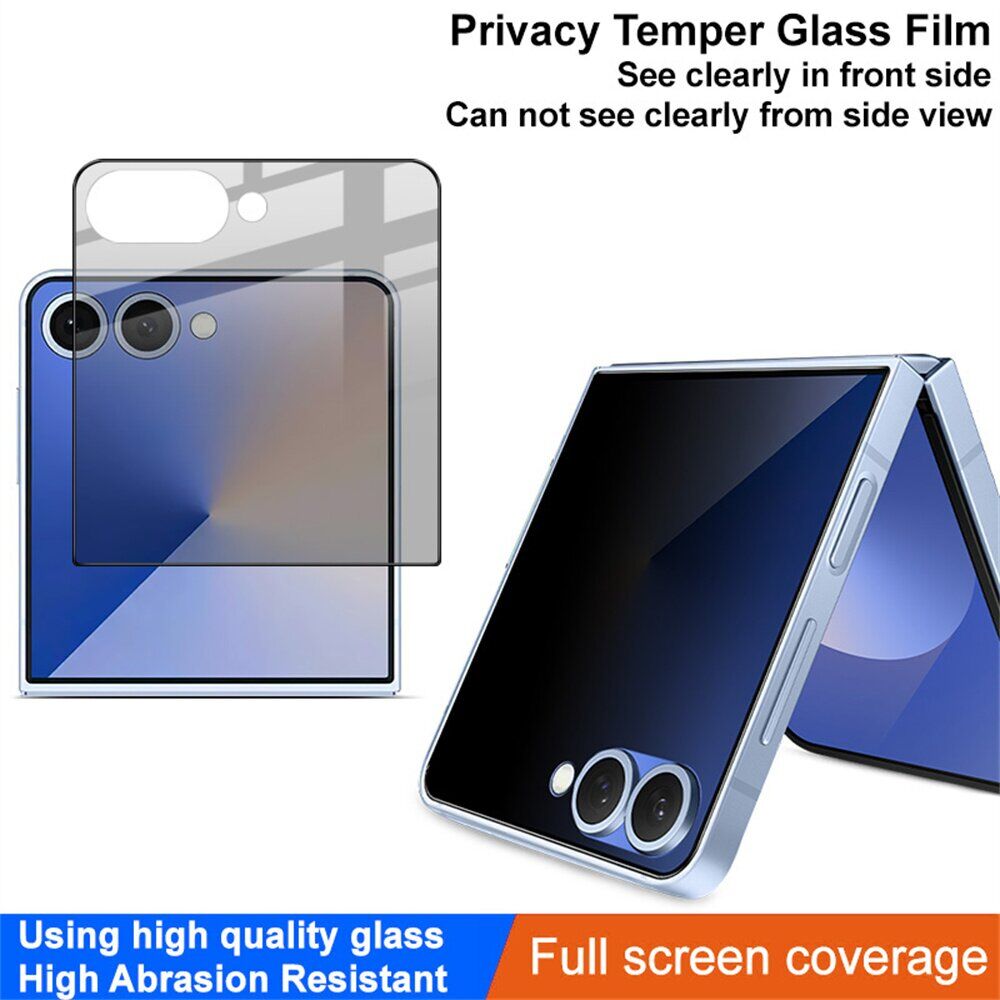 Защитное стекло IMAK Privacy 9H Protect для Samsung Galaxy Flip 7 / Flip 8 - Black. Фото 7 Защитное стекло IMAK Privacy 9H Protect для Samsung Galaxy Flip 7 / Flip 8 - Black (383979B). Фото 7 из 8