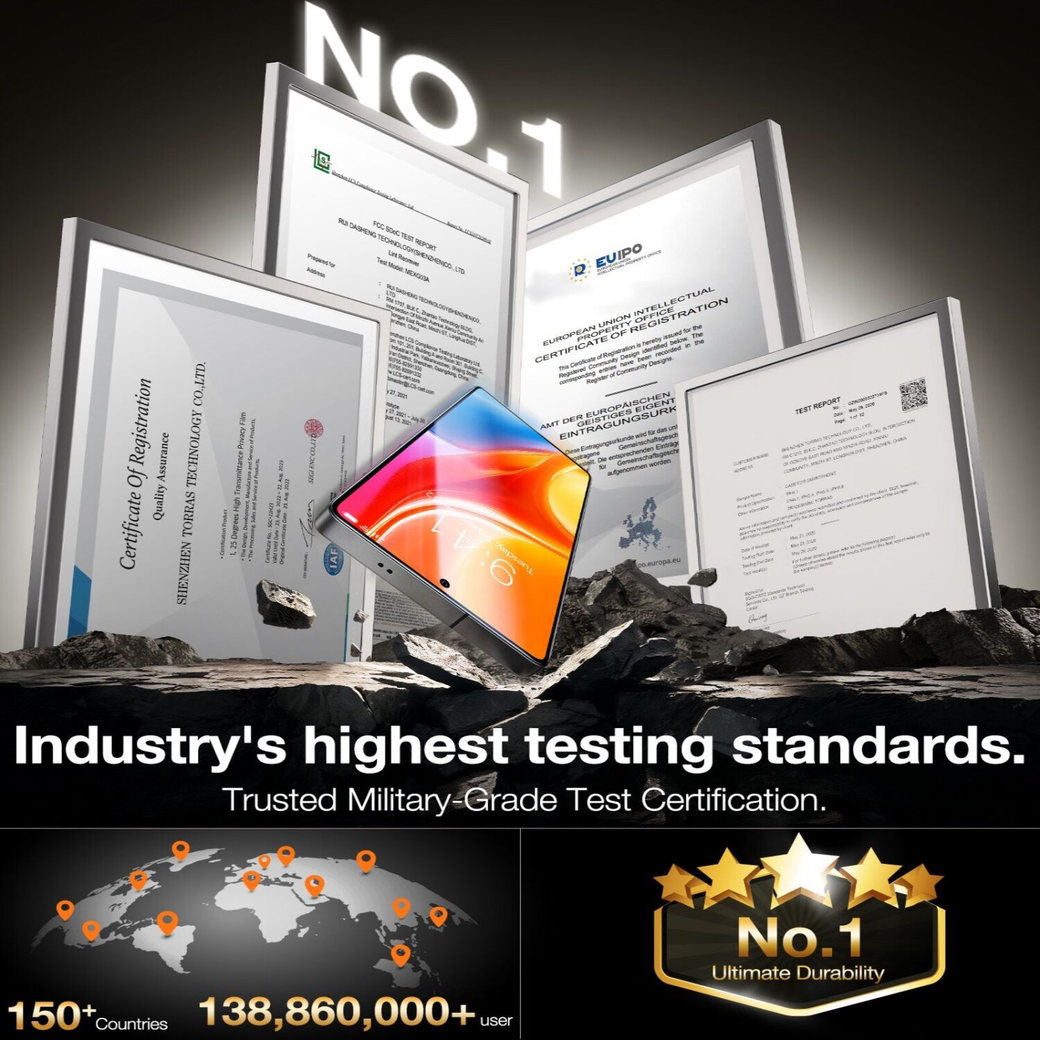 Защитное стекло TORRAS GlassGo для Samsung Galaxy S26. Фото 2 Защитное стекло TORRAS GlassGo для Samsung Galaxy S26 (404205). Фото 2 из 8