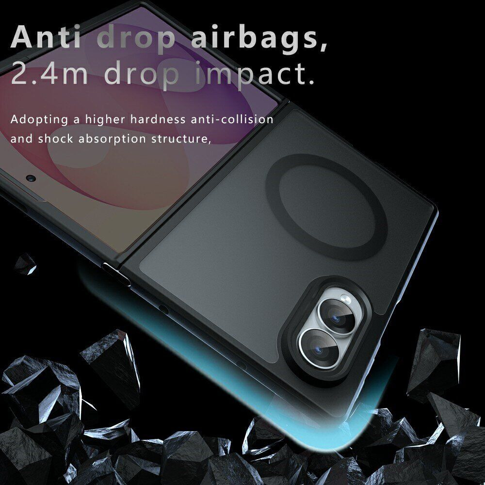 Защитный чехол Deexe Matte Skin with MagSafe (FF) для Samsung Galaxy Fold 8 - Black. Фото 5 Защитный чехол Deexe Matte Skin with MagSafe (FF) для Samsung Galaxy Fold 8 - Black (424533B). Фото 5 из 14