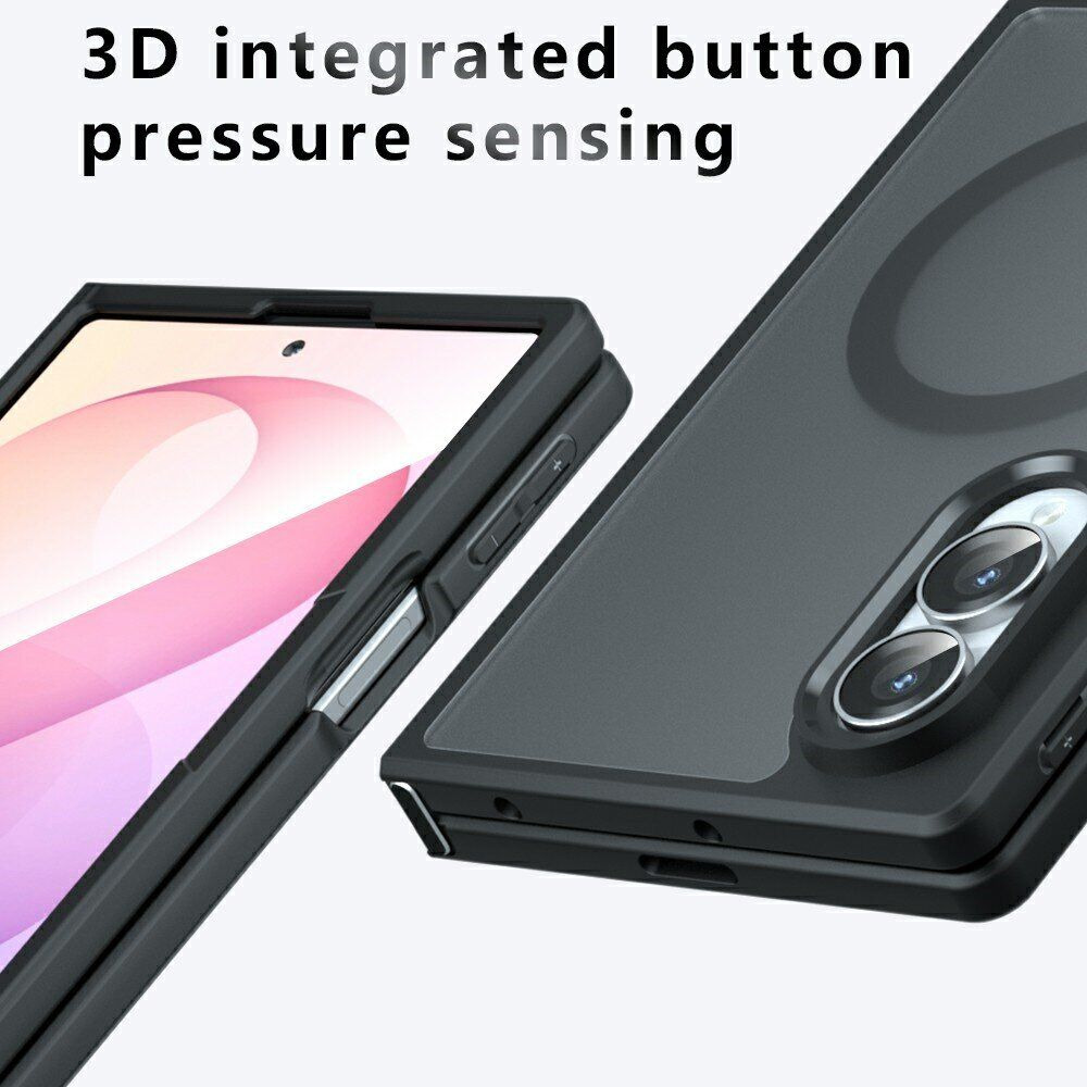Защитный чехол Deexe Matte Skin with MagSafe (FF) для Samsung Galaxy Fold 8 - Black. Фото 12 Защитный чехол Deexe Matte Skin with MagSafe (FF) для Samsung Galaxy Fold 8 - Black (424533B). Фото 12 из 14