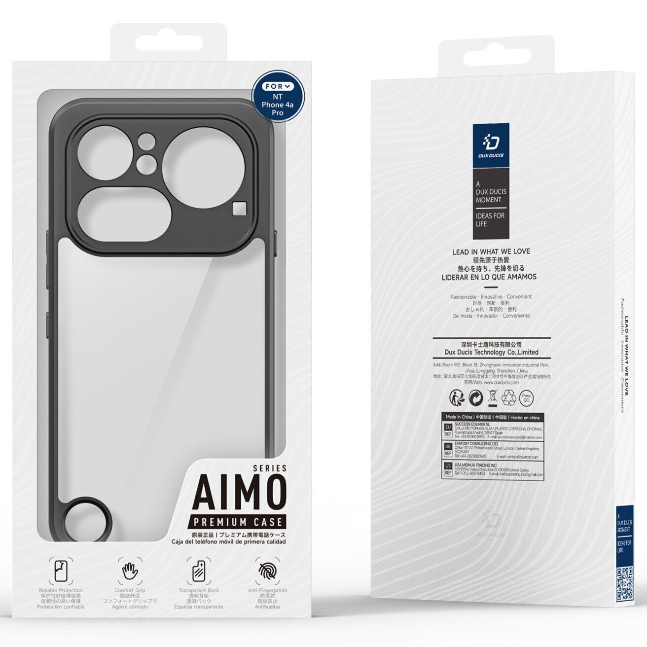 Защитный чехол DUX DUCIS Aimo Series для Nothing Phone (4a) Pro - Black. Фото 8 Защитный чехол DUX DUCIS Aimo Series для Nothing Phone (4a) Pro - Black (411401B). Фото 8 из 9