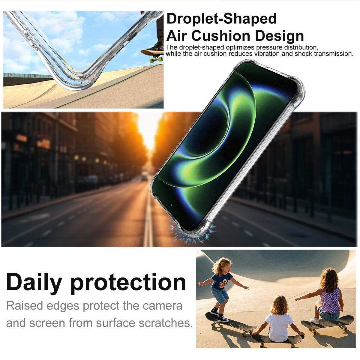 Чехол с усиленными углами IMAK Airbag MAX Case для Xiaomi 17 Ultra - Transparent. Фото 4 Чехол с усиленными углами IMAK Airbag MAX Case для Xiaomi 17 Ultra - Transparent (407509T). Фото 4 из 7