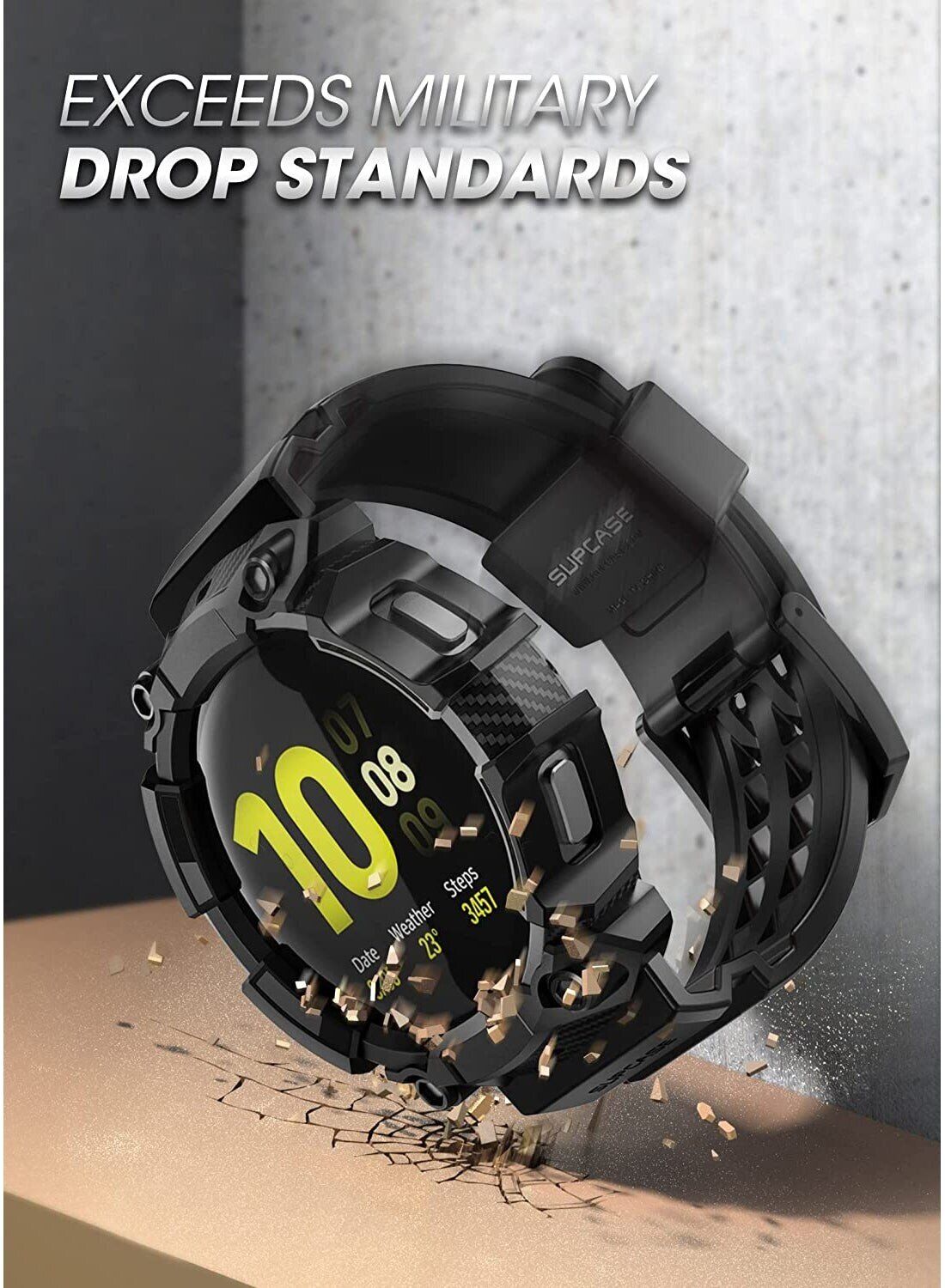 Ремінець Supcase Unicorn Beetle PRO (FW) для Samsung Galaxy Watch 4 (44mm) - Black. Фото 5 Ремінець Supcase Unicorn Beetle PRO (FW) для Samsung Galaxy Watch 4 (44mm) - Black (284528B). Фото 5 з 7