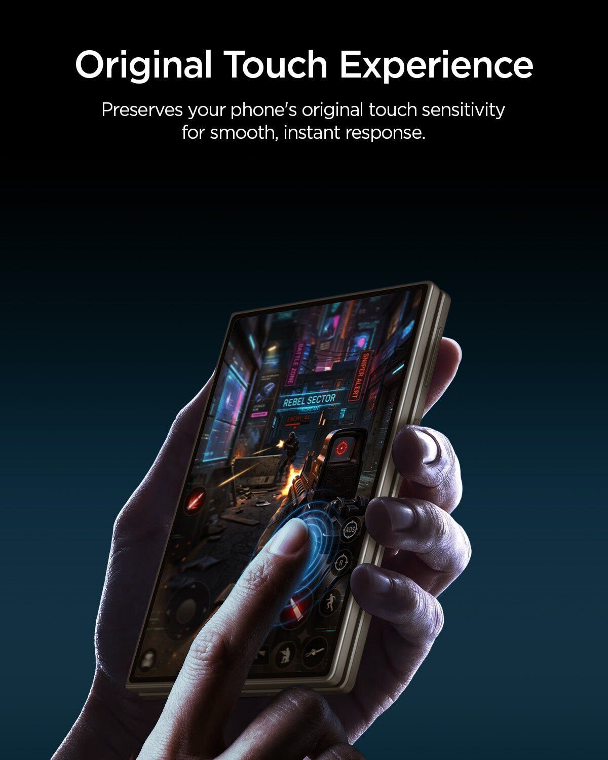 Защитное стекло Spigen GLAS.tR EZ Fit Pro для Samsung Galaxy Fold 8 (AGL11942). Фото 11 Защитное стекло Spigen GLAS.tR EZ Fit Pro для Samsung Galaxy Fold 8 (AGL11942) (424559). Фото 11 из 14