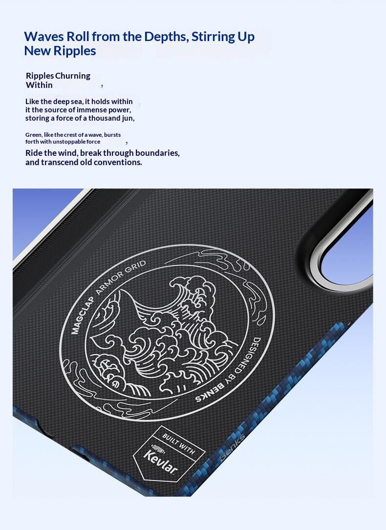 Защитный чехол BENKS ArmorGrid Air Magnetic для Samsung Galaxy Fold 8 - Dark Blue. Фото 7 Защитный чехол BENKS ArmorGrid Air Magnetic для Samsung Galaxy Fold 8 - Dark Blue (424583DB). Фото 7 из 9