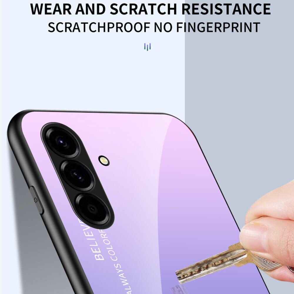 Захисний чохол Deexe Gradient Color для Samsung Galaxy A57 (A576) - Blue / Black. Фото 3 Захисний чохол Deexe Gradient Color для Samsung Galaxy A57 (A576) - Blue / Black (406128BL). Фото 3 з 8