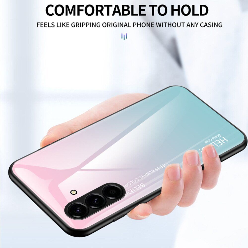 Захисний чохол Deexe Gradient Color для Samsung Galaxy A57 (A576) - Blue / Black. Фото 2 Захисний чохол Deexe Gradient Color для Samsung Galaxy A57 (A576) - Blue / Black (406128BL). Фото 2 з 8