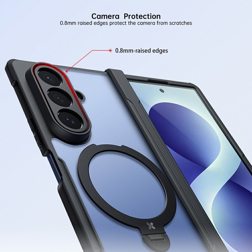Защитный чехол XUNDD Rugged Case with MagSafe (FF) для Samsung Galaxy Fold 8 Ultra - Black. Фото 5 Защитный чехол XUNDD Rugged Case with MagSafe (FF) для Samsung Galaxy Fold 8 Ultra - Black (424064B). Фото 5 из 10