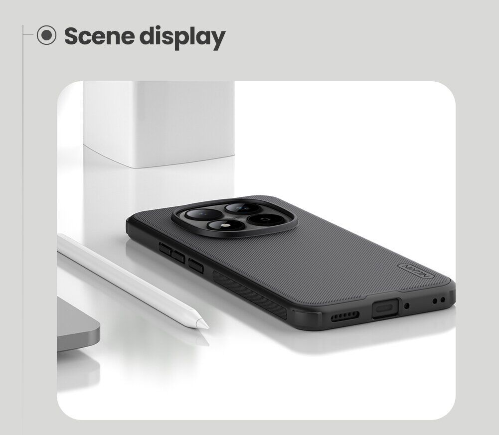 Защитный (PC+TPU) чехол NILLKIN Frosted Shield Pro Magnetic для Xiaomi Redmi Note 15 Pro Plus / Poco M8 Pro 5G - Black. Фото 18 Защитный (PC+TPU) чехол NILLKIN Frosted Shield Pro Magnetic для Xiaomi Redmi Note 15 Pro Plus / Poco M8 Pro 5G - Black (404706B). Фото 18 из 19