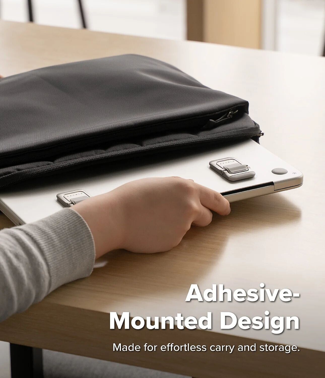 Підставка для ноутбуку Ringke Step-Fit Mini Stand (8800380463592) - Silver. Фото 8 Підставка для ноутбуку Ringke Step-Fit Mini Stand (8800380463592) - Silver (982330S). Фото 8 з 16