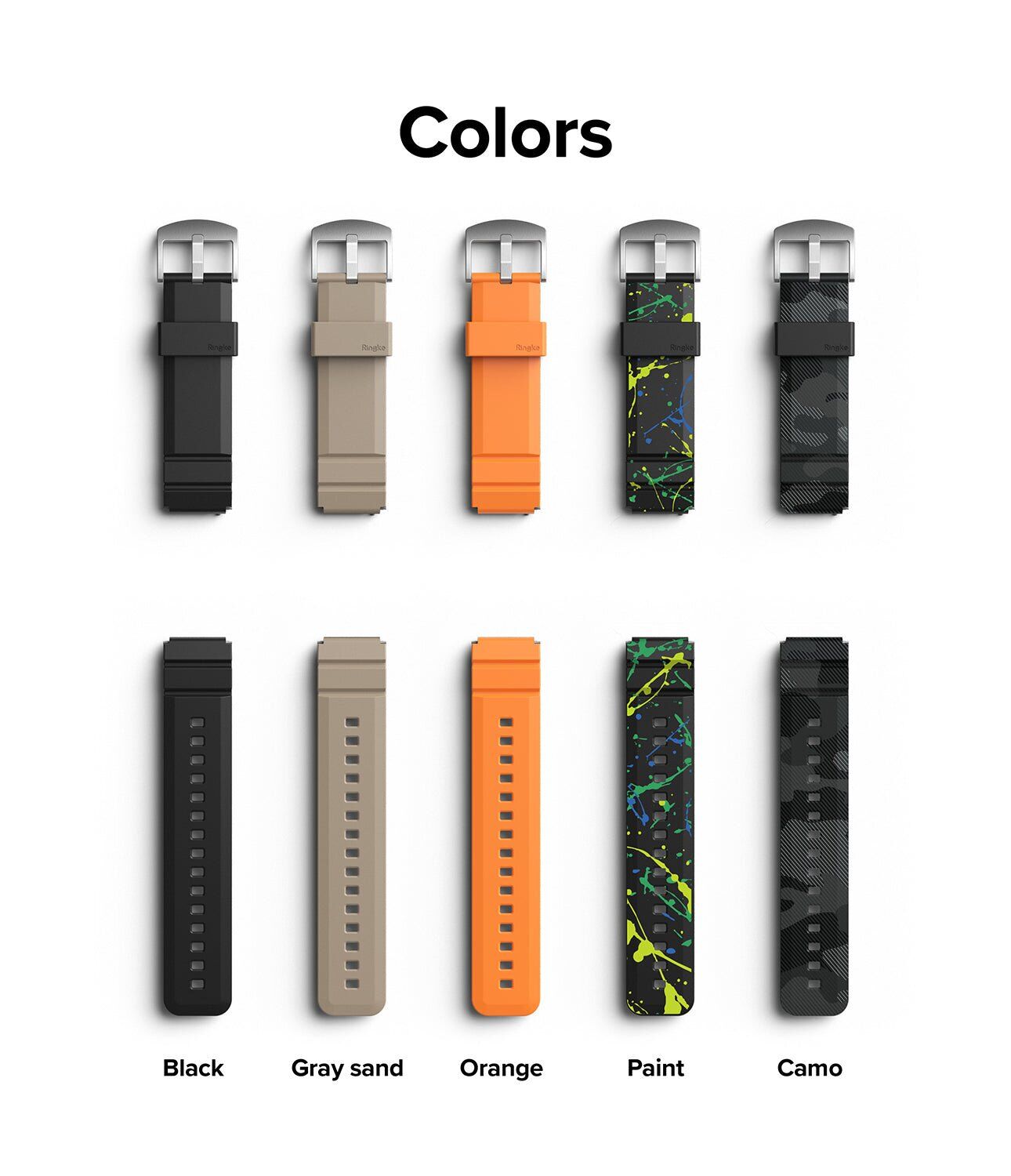 Ремінець Ringke Rubber One Bold Design для годинників з шириною кріплення 20мм (8809919309738) - Sticker. Фото 14 Ремінець Ringke Rubber One Bold Design для годинників з шириною кріплення 20мм (8809919309738) - Sticker (895457O). Фото 14 з 16