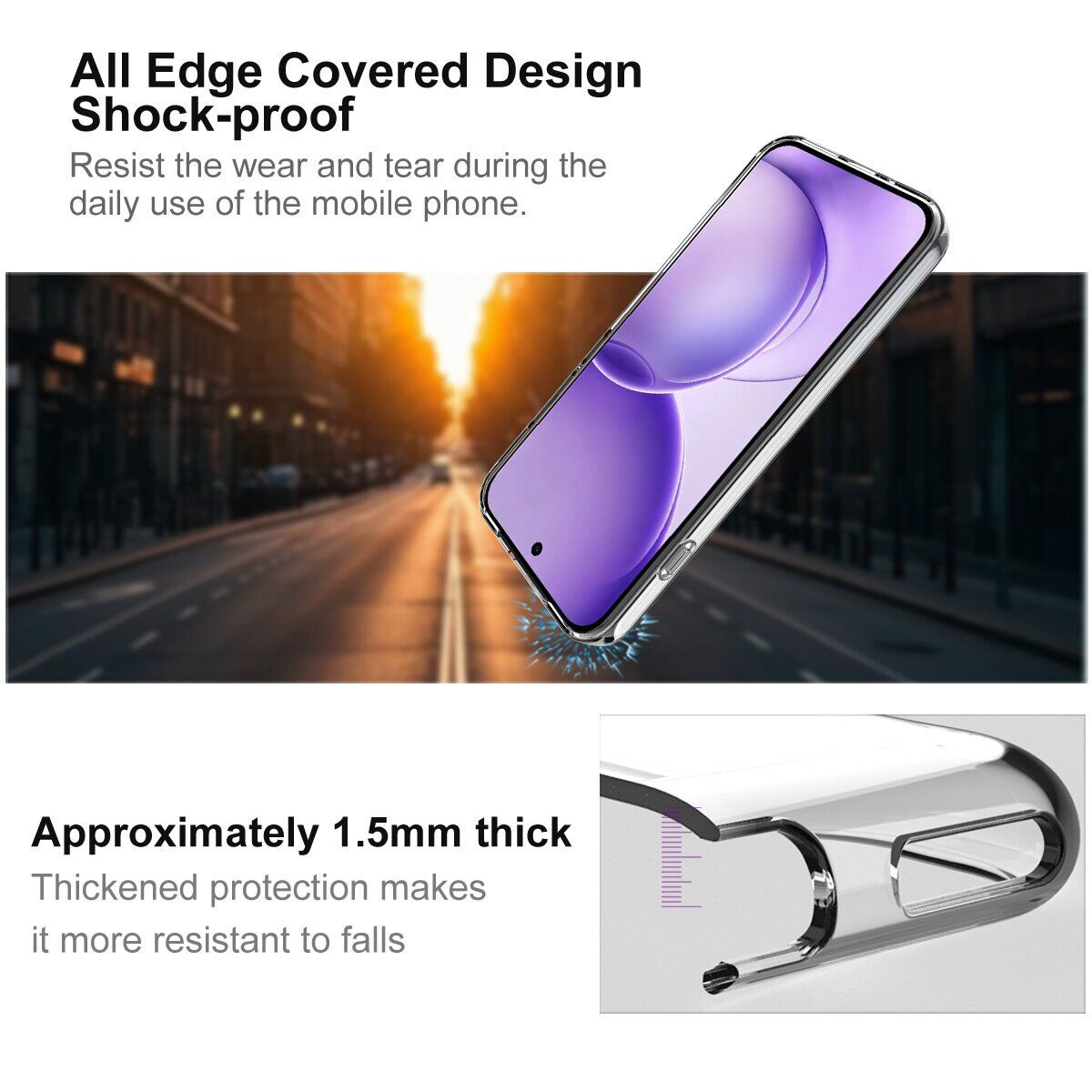 Силиконовый чехол IMAK UX-10 Series для OPPO Reno 16 / 16 Pro - Transparent. Фото 6 Силиконовый чехол IMAK UX-10 Series для OPPO Reno 16 / 16 Pro - Transparent (413207T). Фото 6 из 9