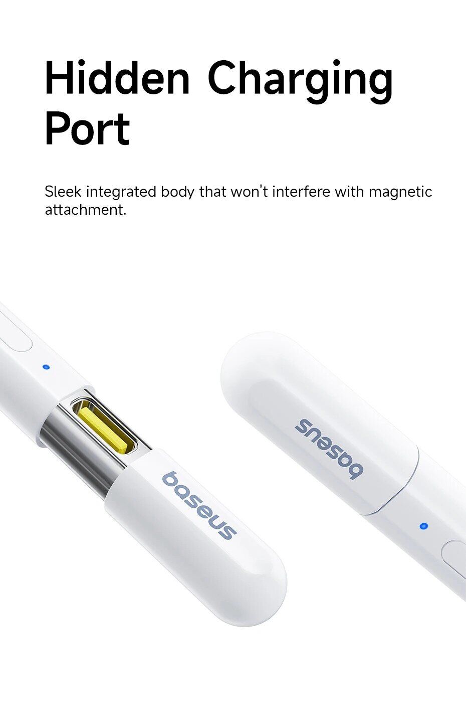 Стилус Baseus PS3 Air Smooth Writing (B00012) - Moon White. Фото 26 Стилус Baseus PS3 Air Smooth Writing (B00012) - Moon White (950187W). Фото 26 из 30