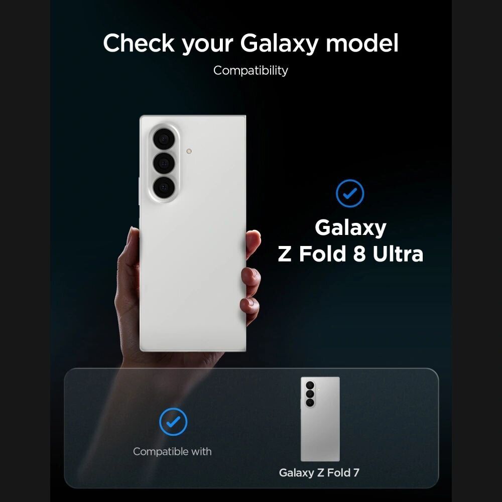 Комплект защитных стекол (2шт) Spigen GLAS.tR EZ Fit Pro Privacy Set для Samsung Galaxy Fold 8 Ultra / Fold 7 (AGL12250) - Black. Фото 7 Комплект защитных стекол (2шт) Spigen GLAS.tR EZ Fit Pro Privacy Set для Samsung Galaxy Fold 8 Ultra / Fold 7 (AGL12250) - Black (424570B). Фото 7 из 15