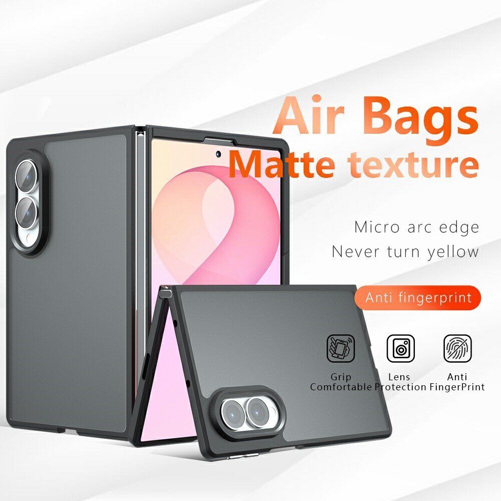 Защитный чехол Deexe Matte Skin (FF) для Samsung Galaxy Fold 8 - Transparent Black. Фото 4 Защитный чехол Deexe Matte Skin (FF) для Samsung Galaxy Fold 8 - Transparent Black (424534TB). Фото 4 из 14
