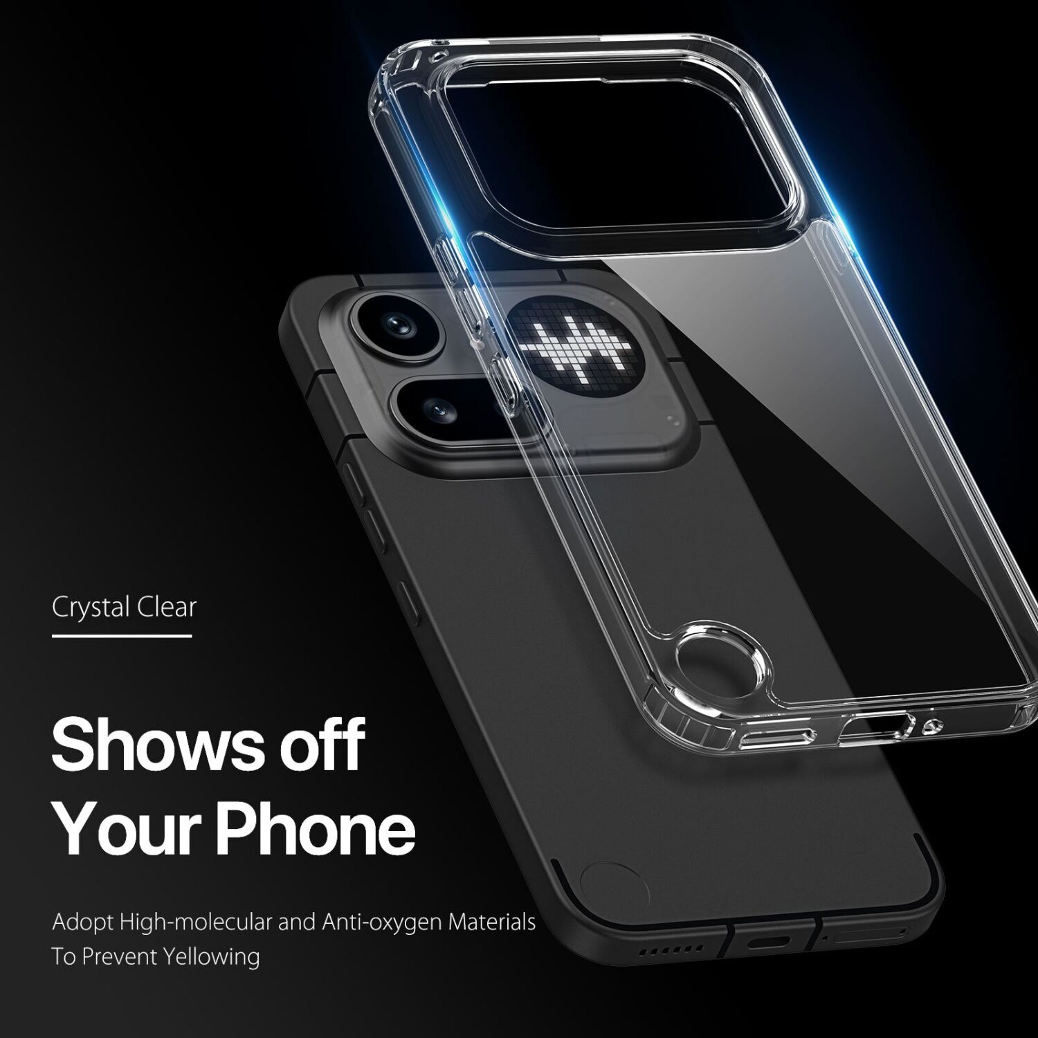 Защитный чехол DUX DUCIS Clin Series для Nothing Phone (4a) Pro - Clear. Фото 3 Защитный чехол DUX DUCIS Clin Series для Nothing Phone (4a) Pro - Clear (411410C). Фото 3 из 11