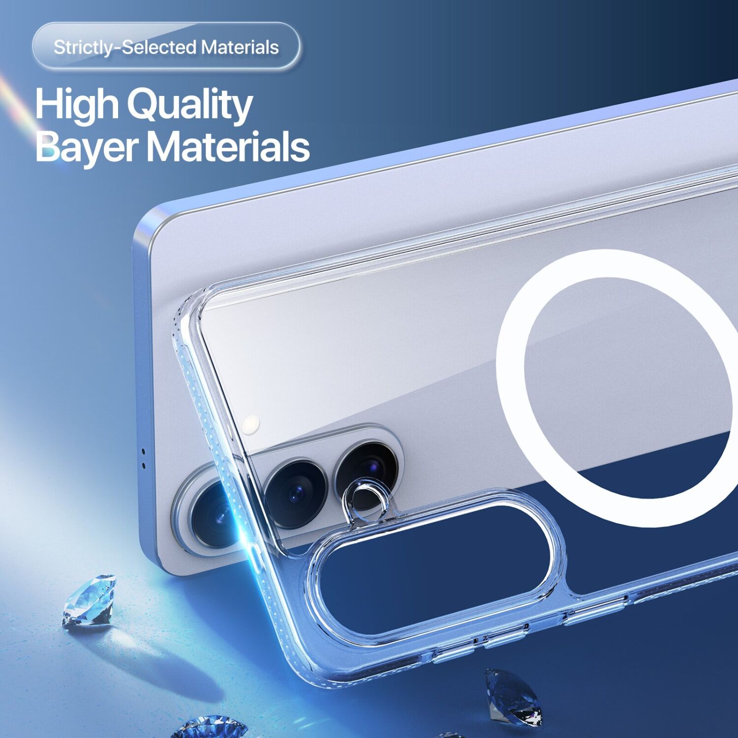 Защитный чехол DUX DUCIS Clin Series MagSafe для Samsung Galaxy S26 - Clear. Фото 7 Защитный чехол DUX DUCIS Clin Series MagSafe для Samsung Galaxy S26 - Clear (404232C). Фото 7 из 13