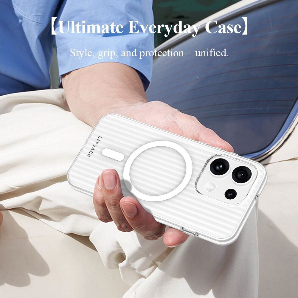 Защитный чехол LEREACH TOC Magnetic для OPPO Reno 16 / 16 Pro - White. Фото 10 Защитный чехол LEREACH TOC Magnetic для OPPO Reno 16 / 16 Pro - White (413218W). Фото 10 из 11