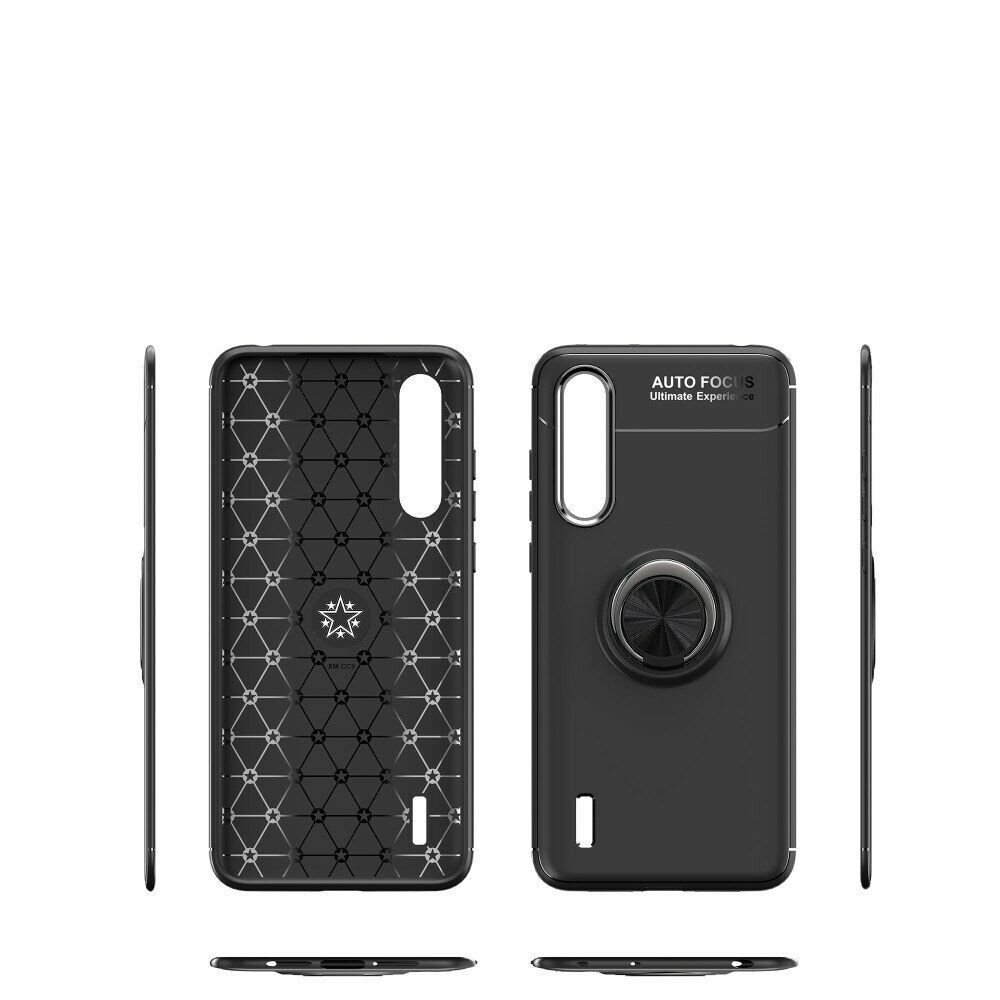 Чехол с магнитным кольцом UniCase Magnetic Ring для Xiaomi Mi 9 Lite / Mi CC9 - All Black. Фото 13 Чехол с магнитным кольцом UniCase Magnetic Ring для Xiaomi Mi 9 Lite / Mi CC9 - All Black (243432B). Фото 13 из 15
