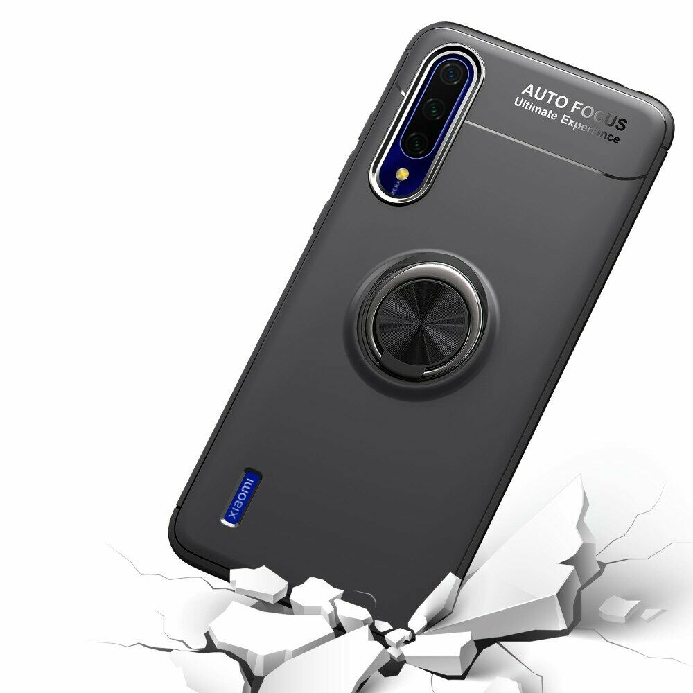Чехол с магнитным кольцом UniCase Magnetic Ring для Xiaomi Mi 9 Lite / Mi CC9 - All Black. Фото 11 Чехол с магнитным кольцом UniCase Magnetic Ring для Xiaomi Mi 9 Lite / Mi CC9 - All Black (243432B). Фото 11 из 15