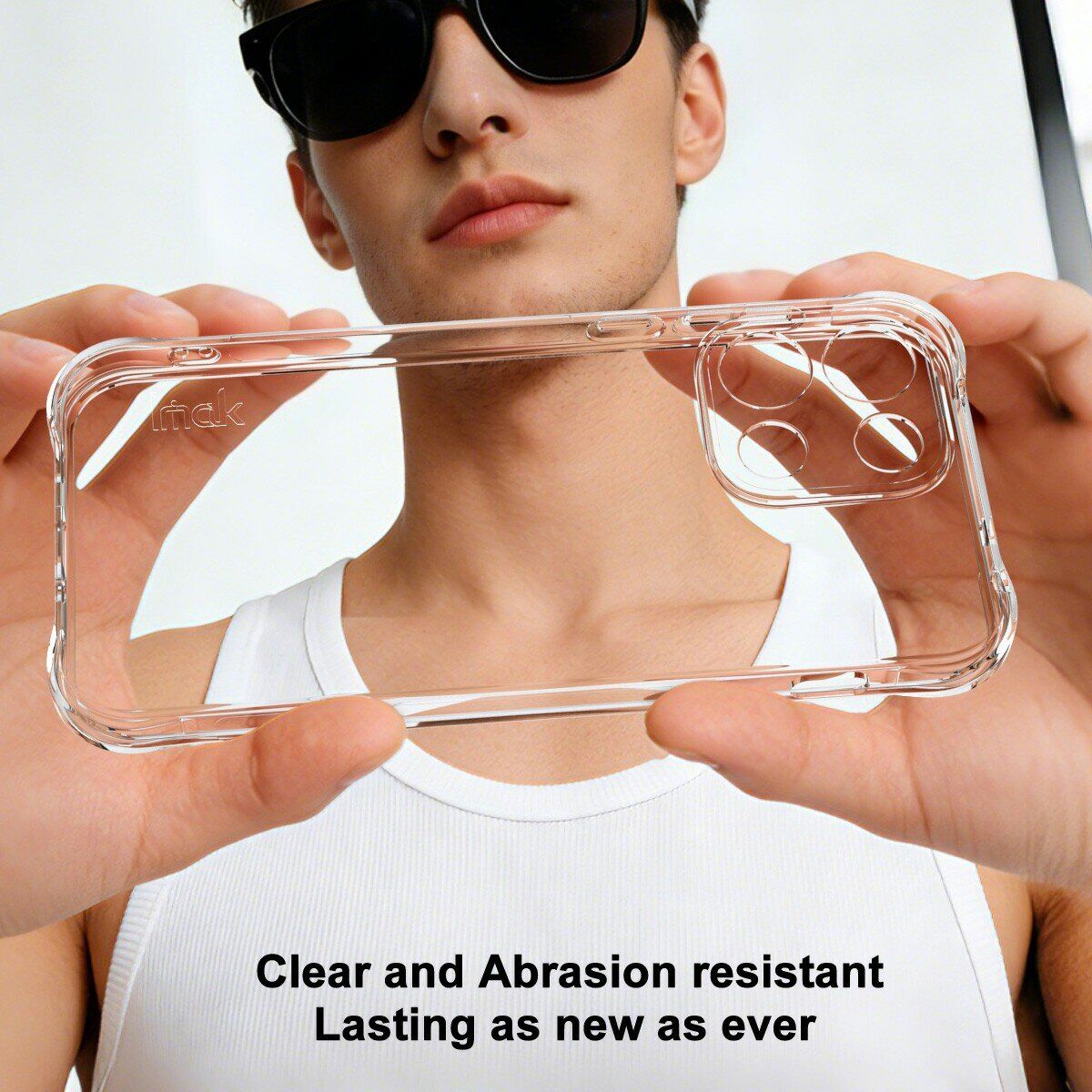 Чехол с усиленными углами IMAK Airbag MAX Case для OnePlus Nord 6 - Transparent. Фото 4 Чехол с усиленными углами IMAK Airbag MAX Case для OnePlus Nord 6 - Transparent (411905T). Фото 4 из 11