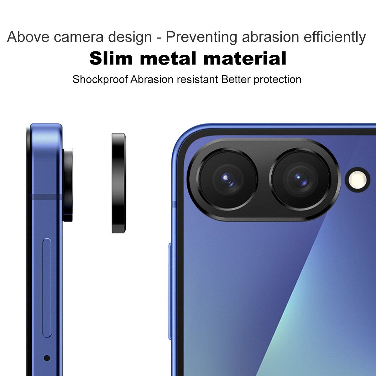 Защитная рамка IMAK Camera Styling для Samsung Galaxy Flip 7 / Flip 8 - Black. Фото 5 Защитная рамка IMAK Camera Styling для Samsung Galaxy Flip 7 / Flip 8 - Black (383981B). Фото 5 из 8