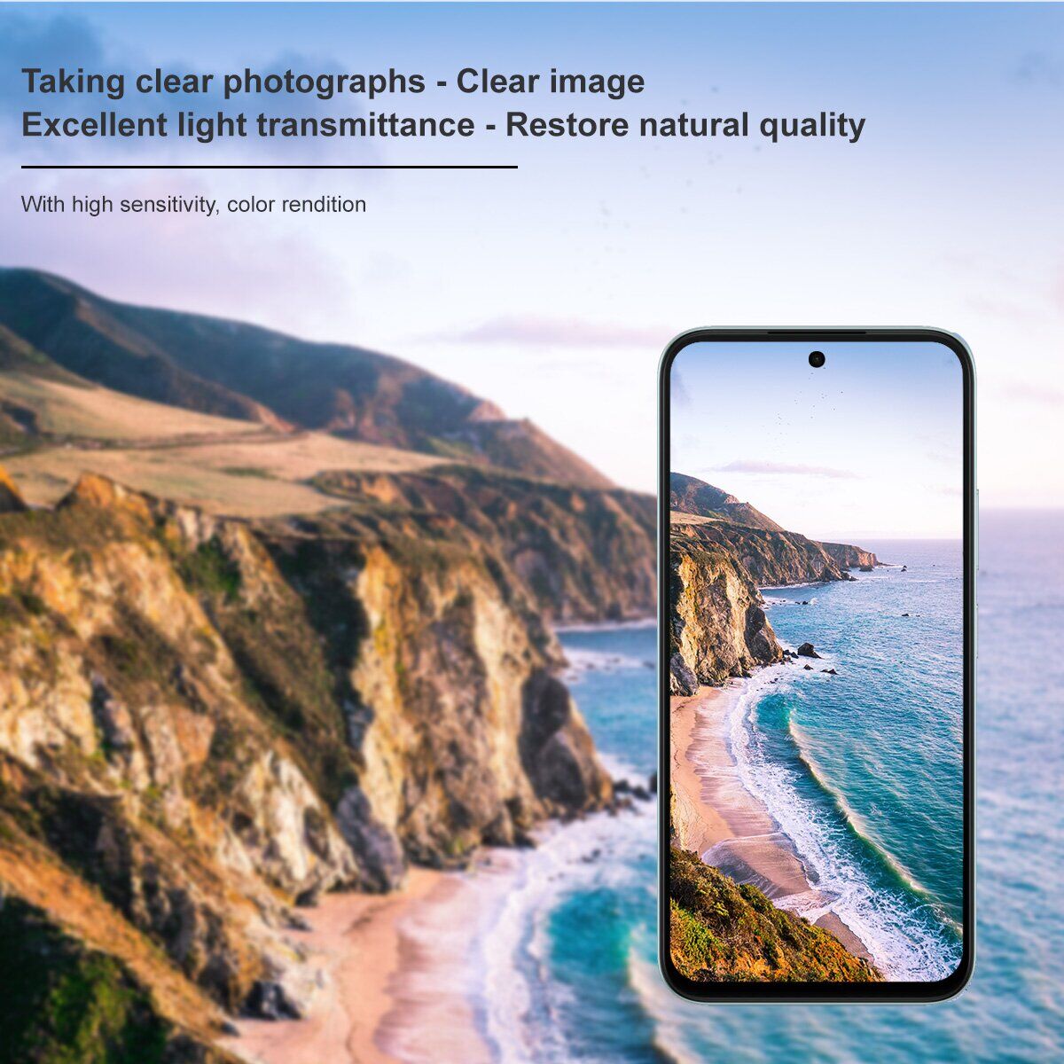 Защитное стекло на камеру IMAK Black Glass Lens для OPPO A6x - Black. Фото 5 Защитное стекло на камеру IMAK Black Glass Lens для OPPO A6x - Black (406514B). Фото 5 из 7