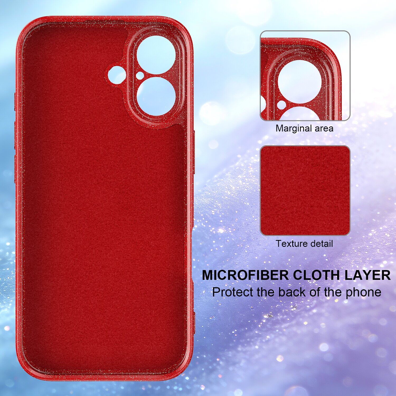 Захисний чохол Deexe Glitter Case with MagSafe для Apple iPhone 17 - Red. Фото 5 Захисний чохол Deexe Glitter Case with MagSafe для Apple iPhone 17 - Red (407720R). Фото 5 з 7