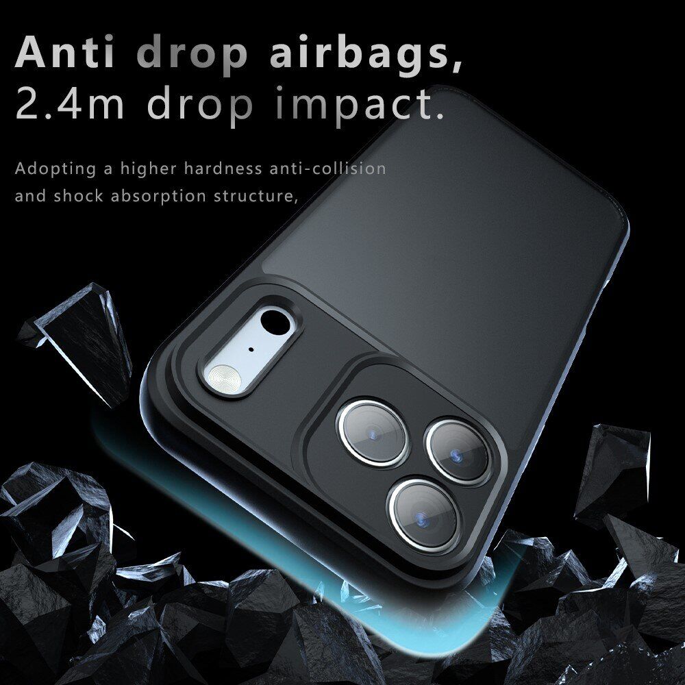 Захисний чохол Deexe Matte Skin для iPhone 18 Pro - Transparent / Black. Фото 5 Захисний чохол Deexe Matte Skin для iPhone 18 Pro - Transparent / Black (423615H). Фото 5 з 12